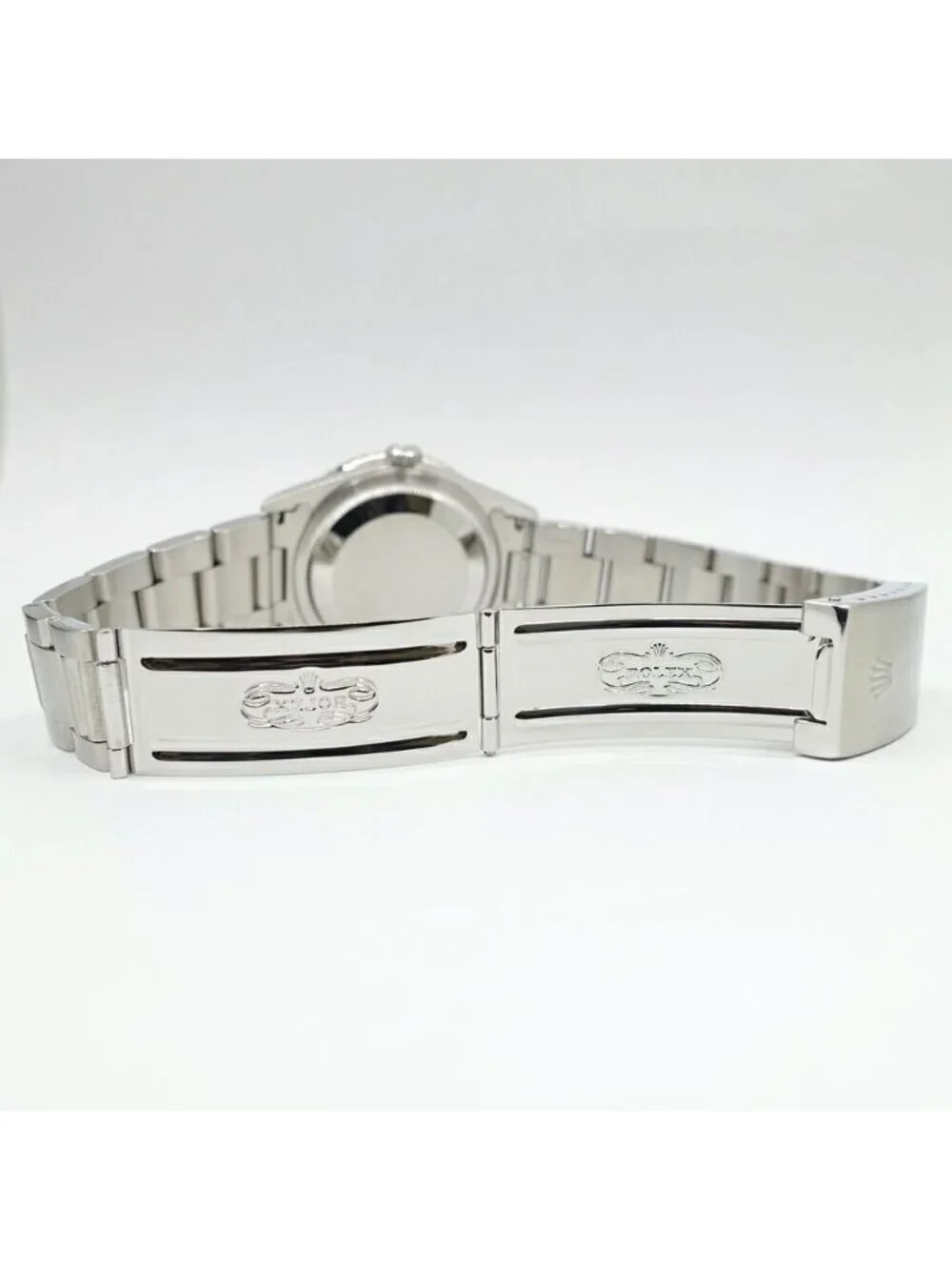 Rolex Datejust Thunderbird 36 SS 18k White Gold Dial Automatic Winding Watch